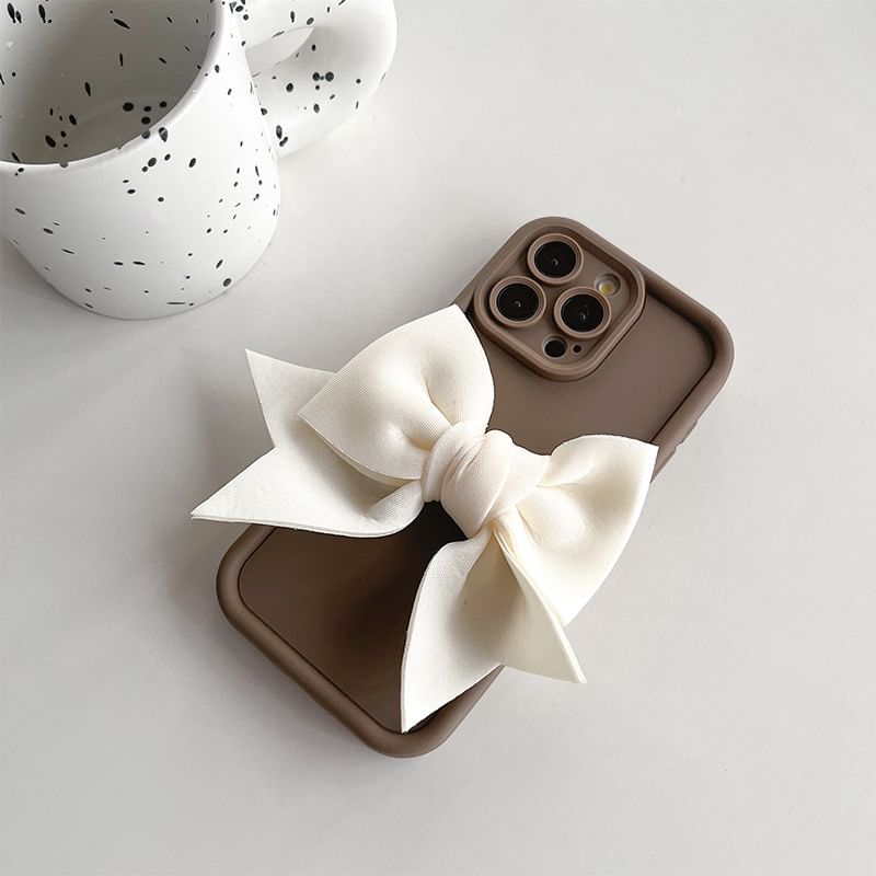 / Case Floral Bow Phone