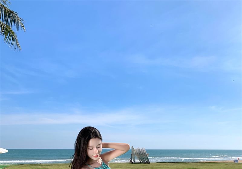 Plain Maxi Sleeveless Dress A0-Line