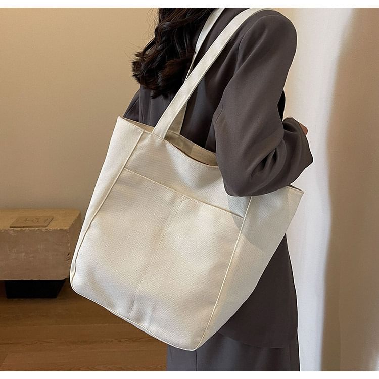 Canvas Plain Bag Tote