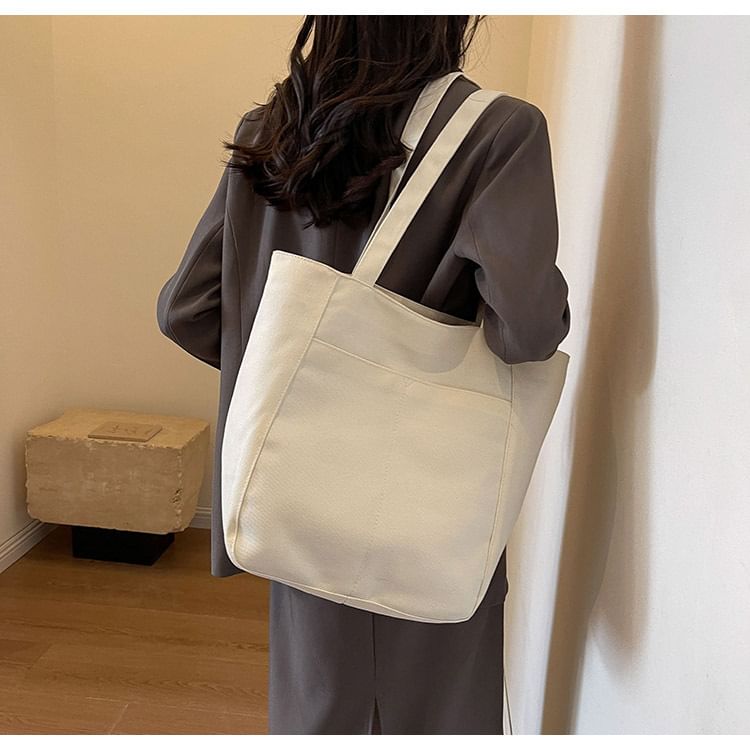 Canvas Plain Bag Tote