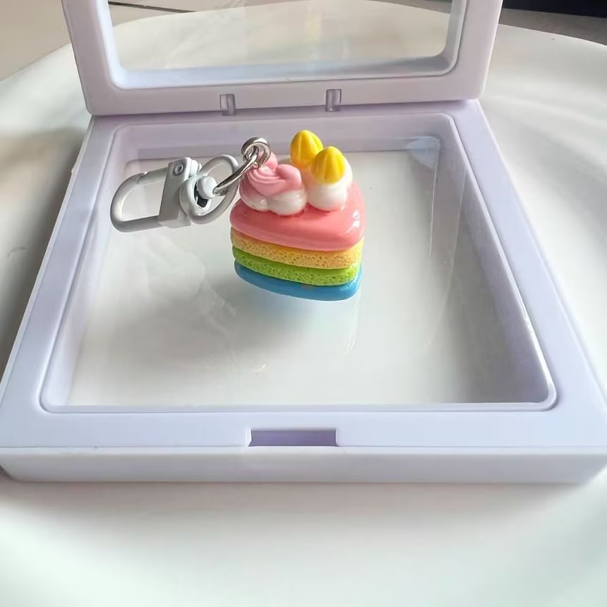 Cake Bag Charm Keyring (Various Designs)