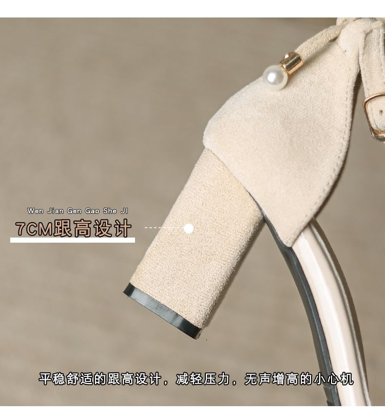 Ankle Chunky Heel Sandals Strap