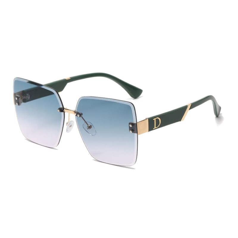 Square Sunglasses Gradient Frameless