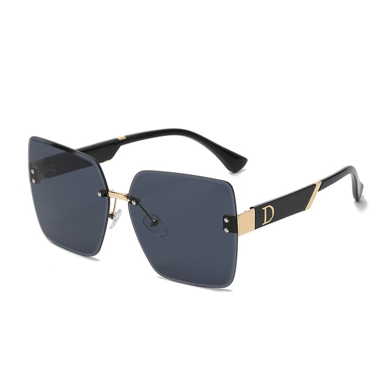 Square Sunglasses Gradient Frameless
