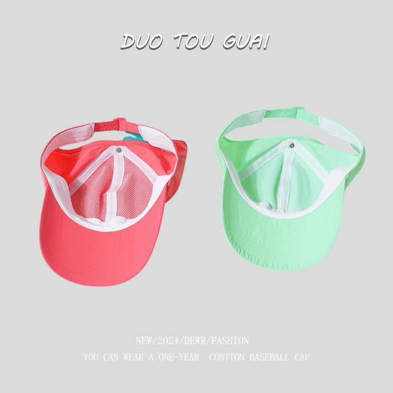 Open Baseball Top Cap Plain