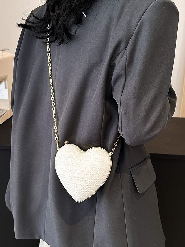 Bag Crossbody Chain Strap Heart