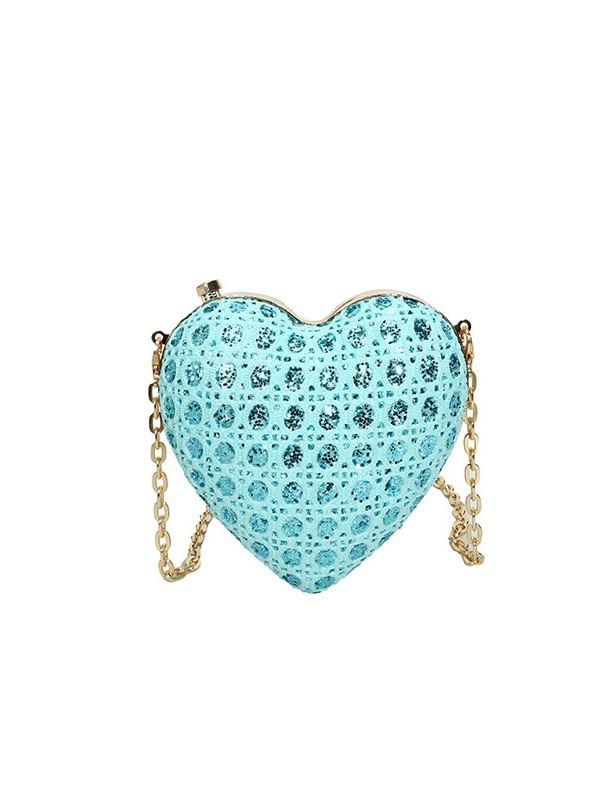Bag Crossbody Chain Strap Heart