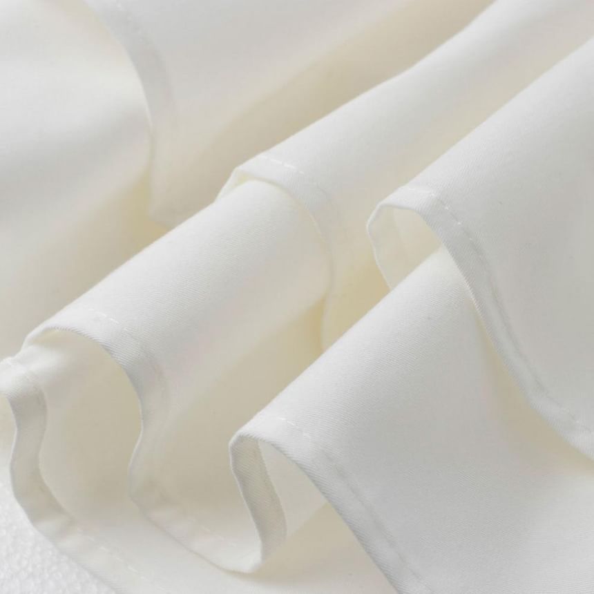 A-Line Plain Rhinestone Skirt High Mini Rise