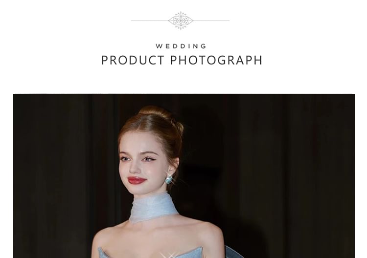 Strapless Gown Evening Plaid Mermaid