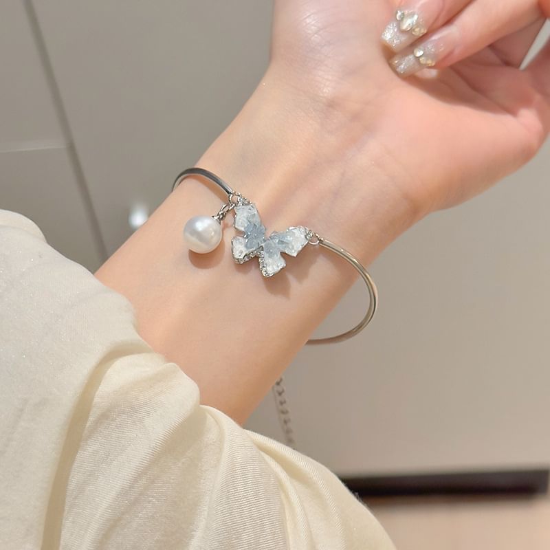 / Bracelet (Various Faux Crystal Alloy Necklace Designs) Butterfly