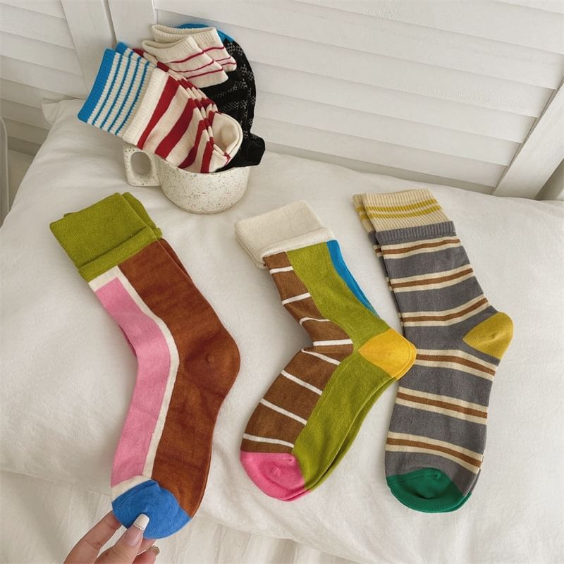 Color Block Socks