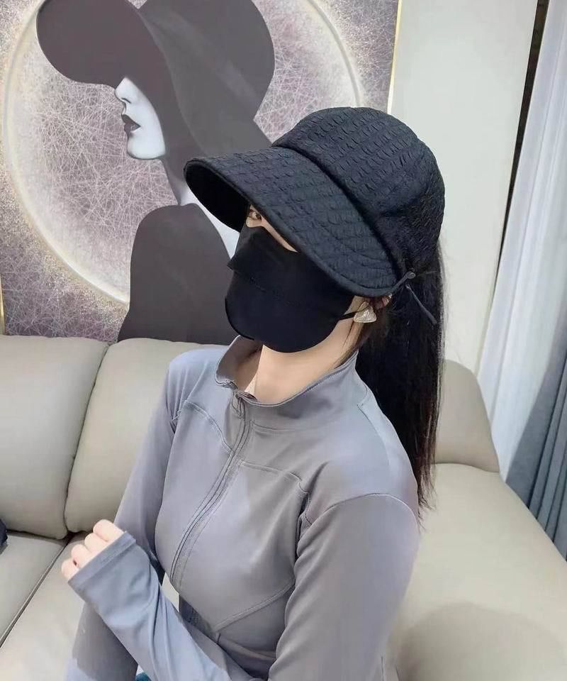 Hat Textured Top Open Plain