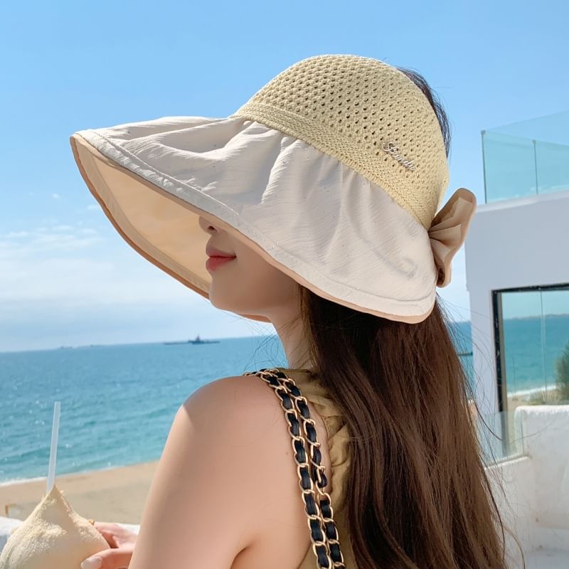 Open Sun Hat Top Perforated