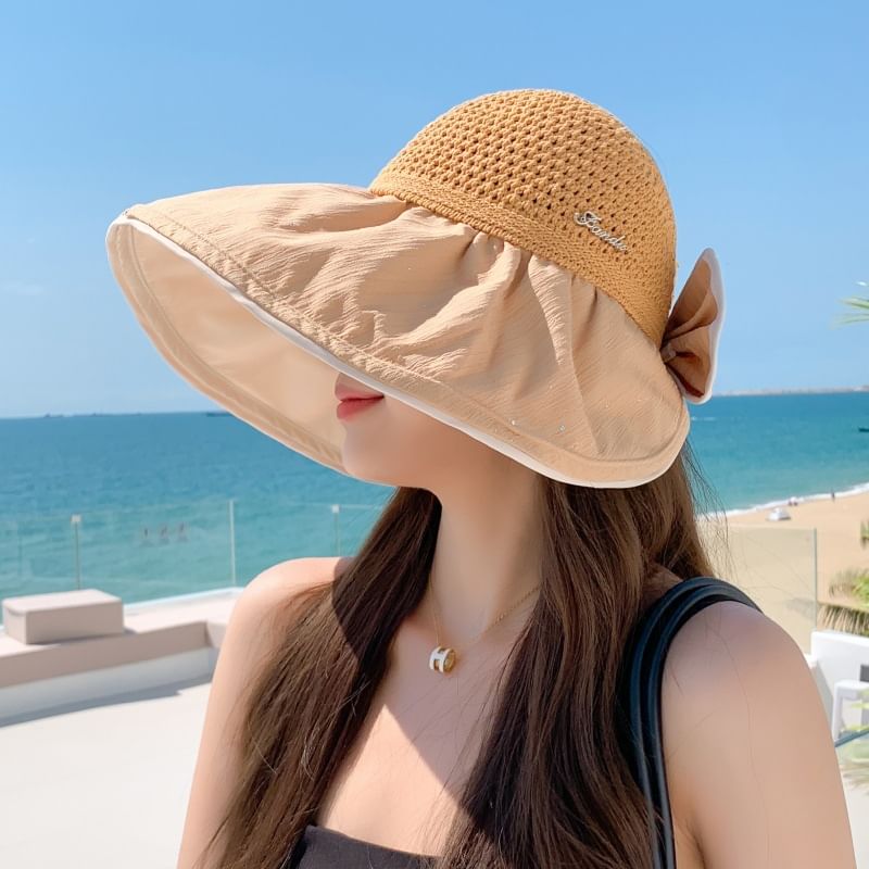 Open Sun Hat Top Perforated