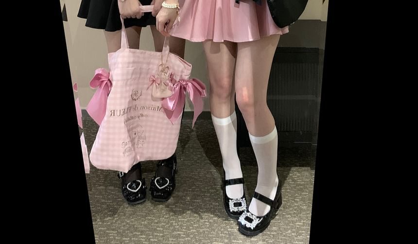 Suspender Mini A-Line Skirt