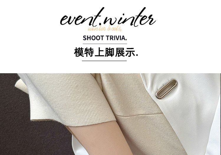 Slingback Plain Heel Sandals Chunky Accent Loop Metal Toe