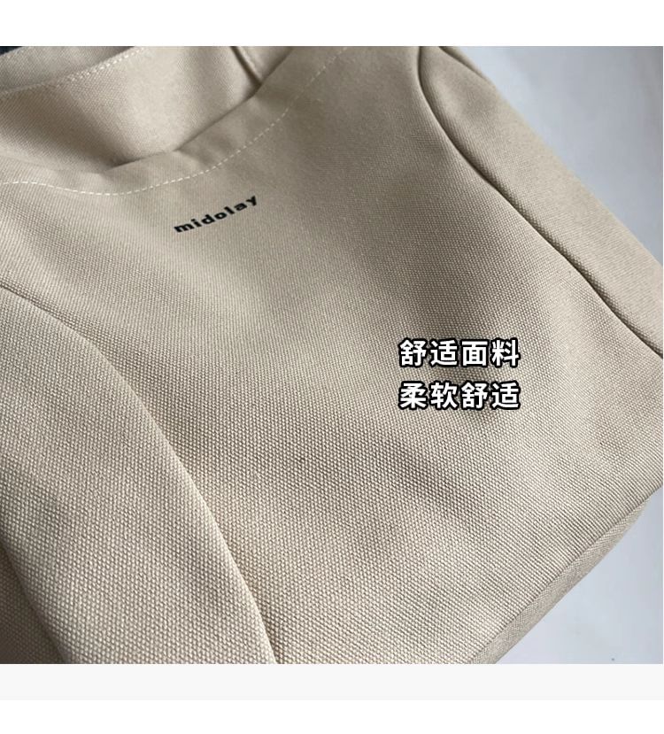 Canvas Lettering Bag Tote