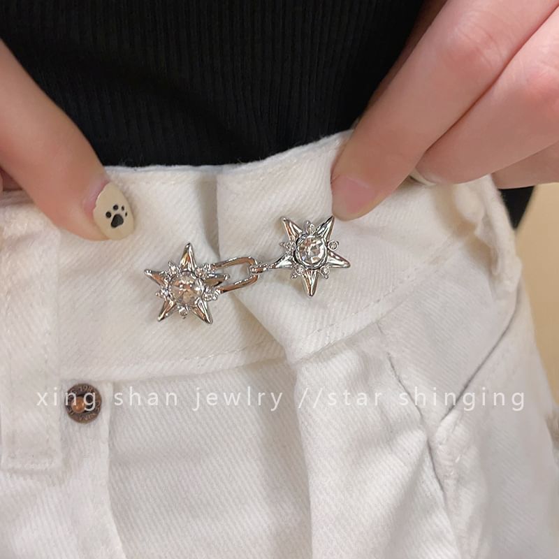 Rhinestone Star Adjuster Waist