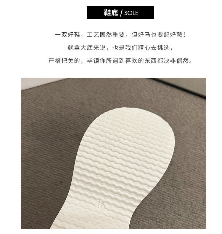 Heart Loop Sandals Toe Platform Rhinestone Slide