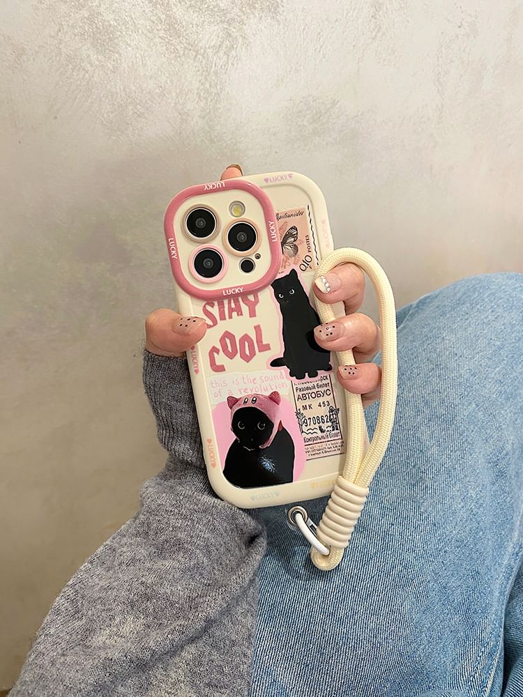 Strap / Set Phone Case Cat