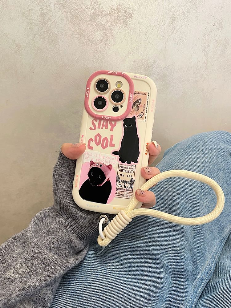Strap / Set Phone Case Cat