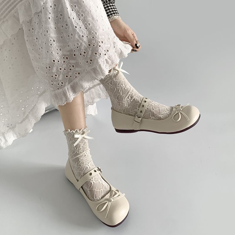 Flats Bow Mary Jane