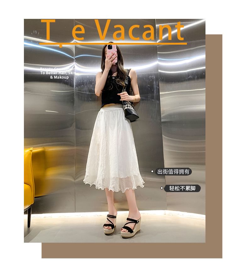 Sandals Platform Slide Wedge Strappy