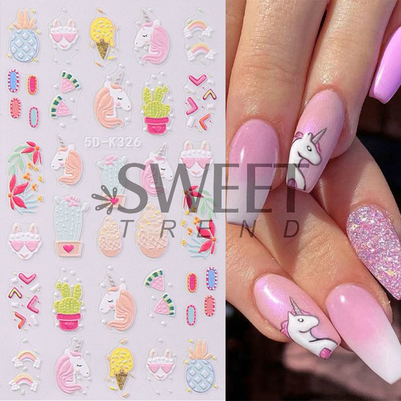 Donut Nail Art Stickers