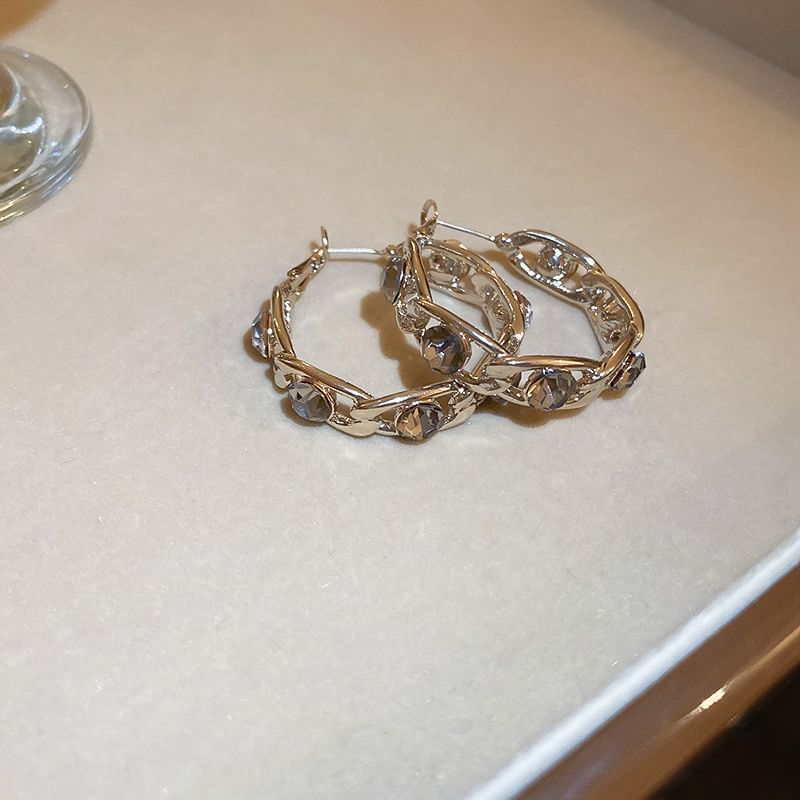 (Various Geometric Alloy / Shell Designs) Earring Pearl Faux