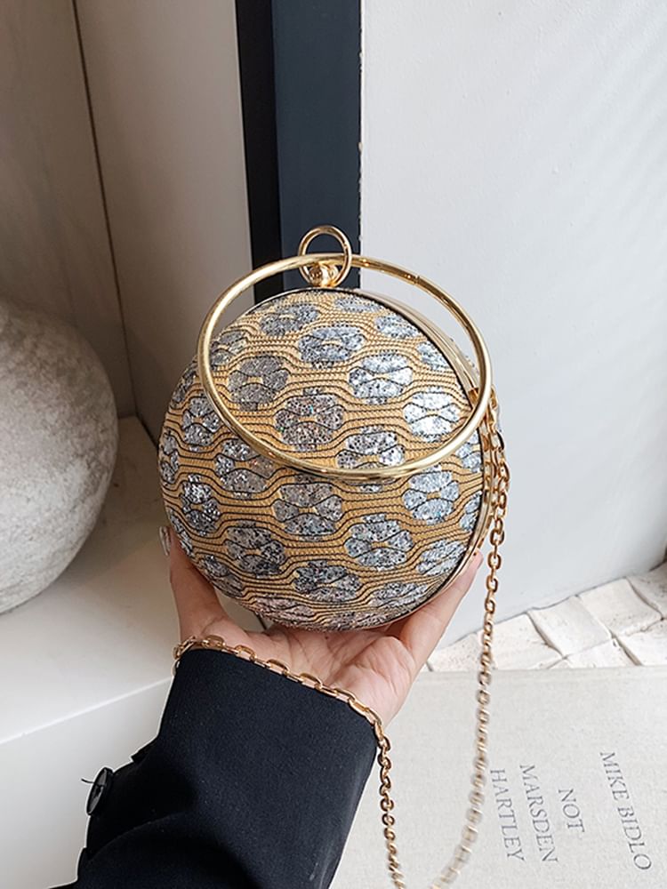 Bag Sequin Evening Sphere