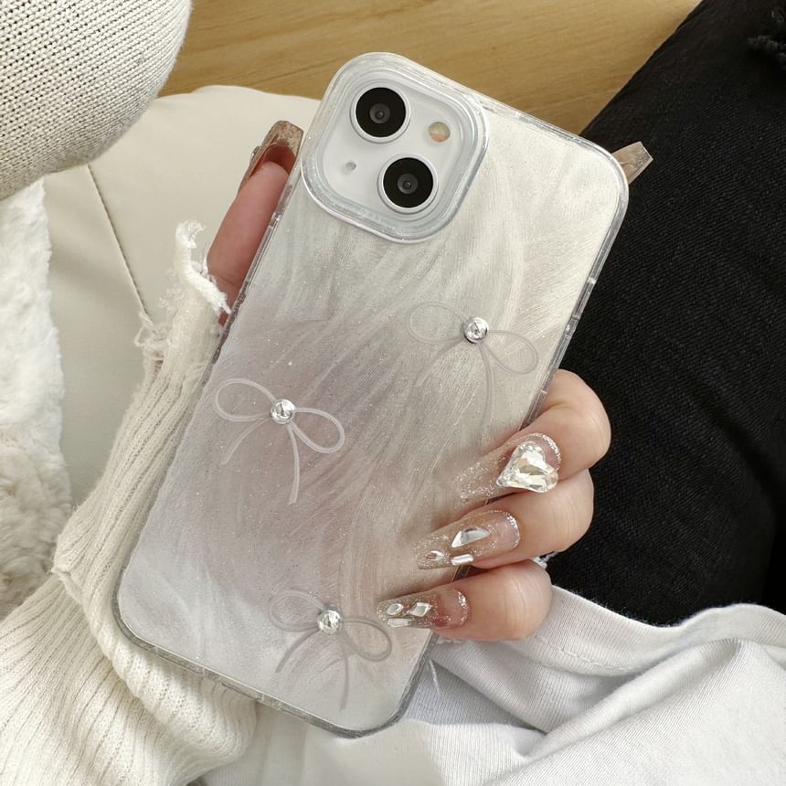 Bow Print Phone Case