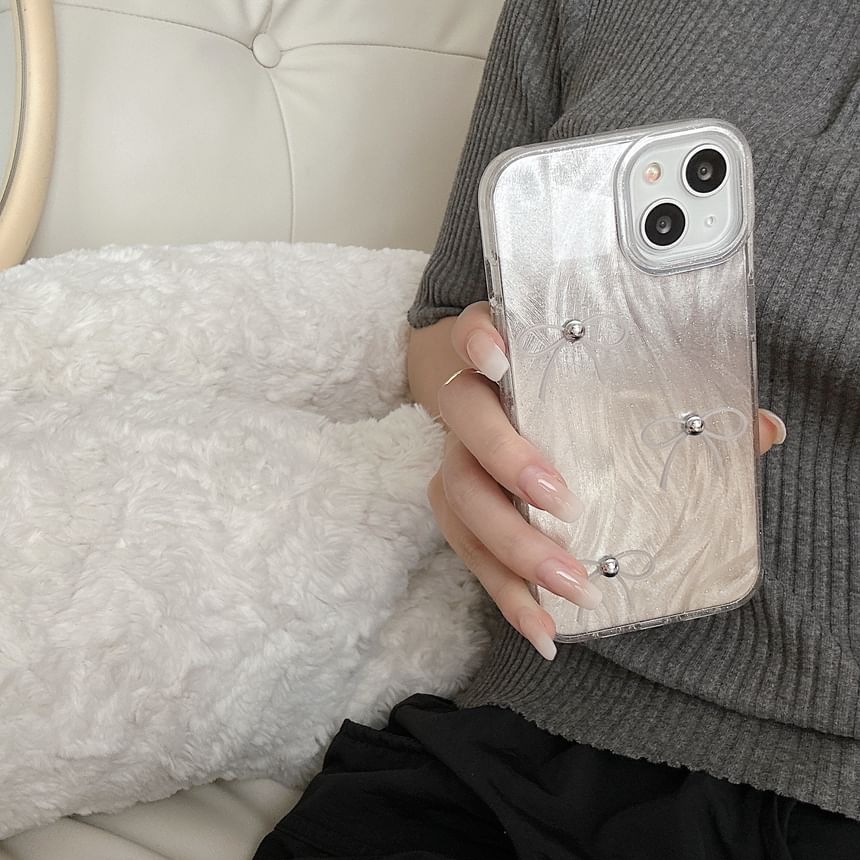 Bow Print Phone Case