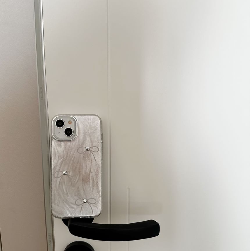 Bow Print Phone Case