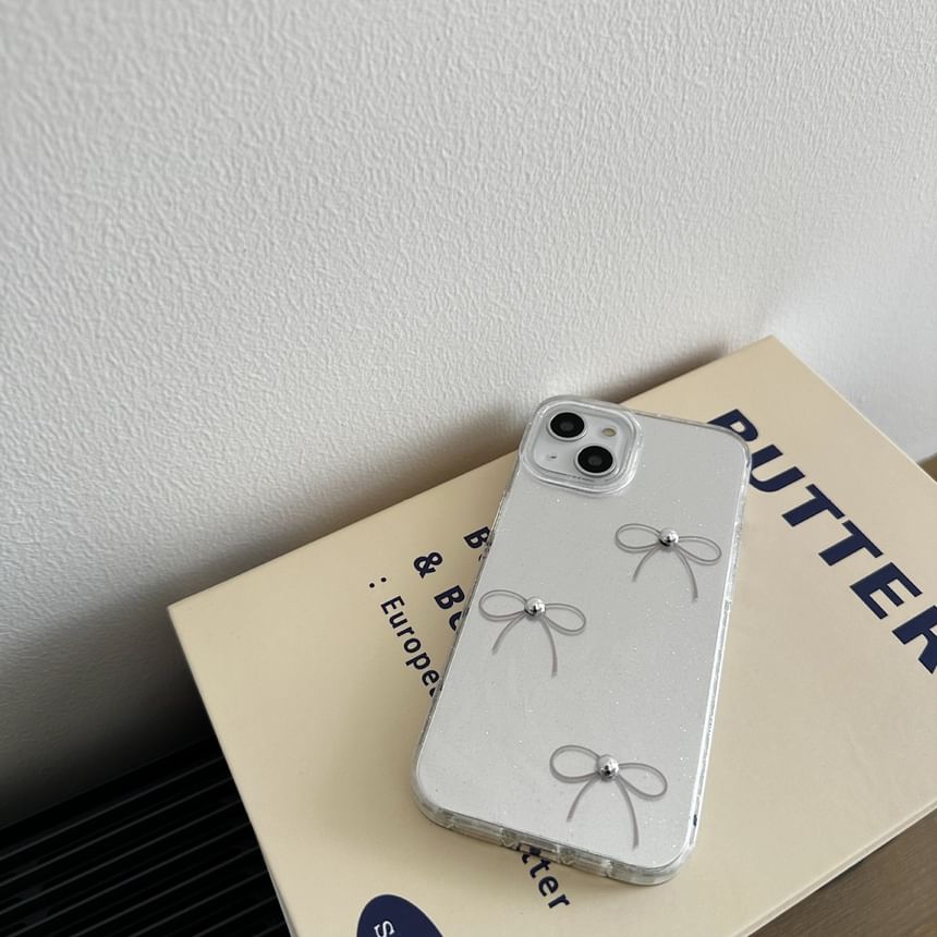 Bow Print Phone Case