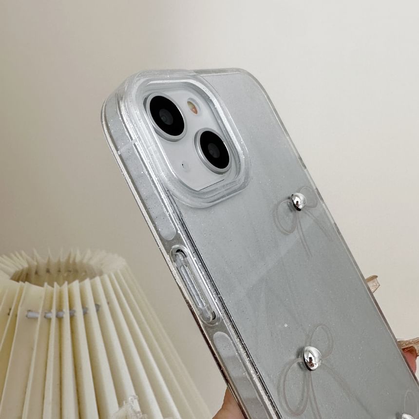 Bow Print Phone Case