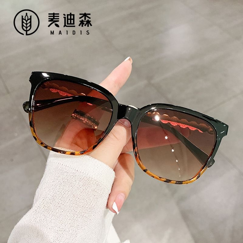 Square Sunglasses Faux Pearl