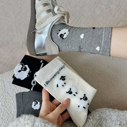 Sheep Patterned Socks