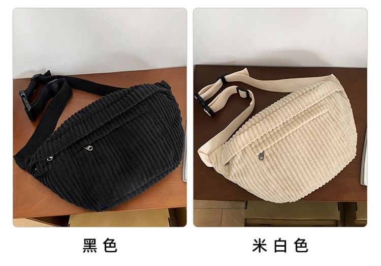 Belt Bag Plain Corduroy