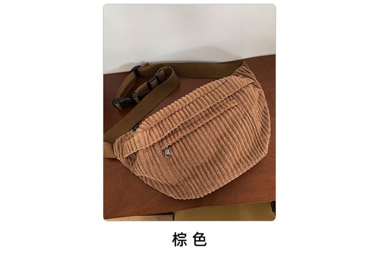 Belt Bag Plain Corduroy