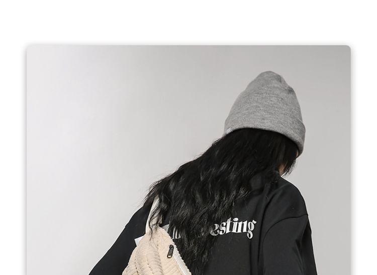 Belt Bag Plain Corduroy