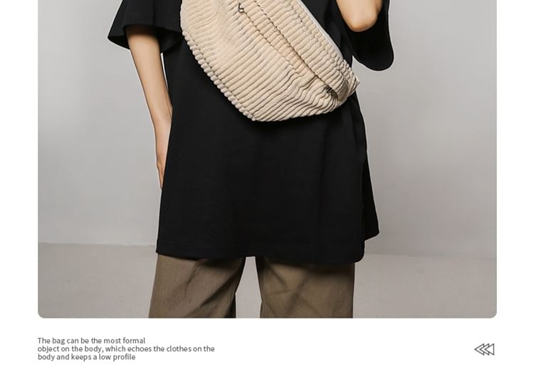 Belt Bag Plain Corduroy