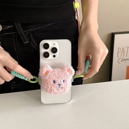 Cartoon  Plush Clip On Phone Lanyard