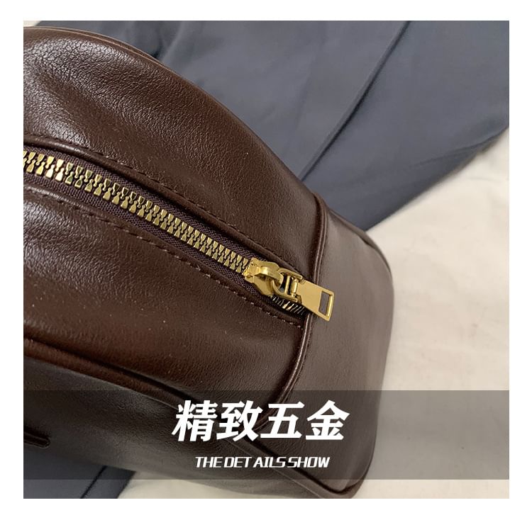 Leather Bag Faux Set / Tote Lettering Charm