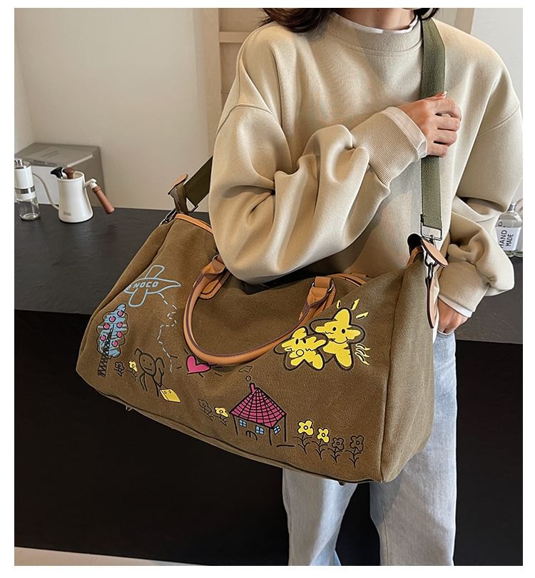 Cartoon Crossbody Bag Print