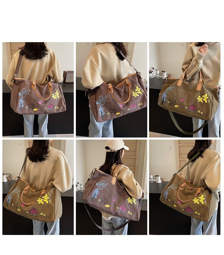 Cartoon Crossbody Bag Print