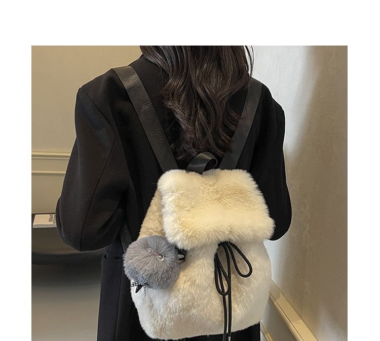 Charm Backpack Flap Set Fluffy / Bag