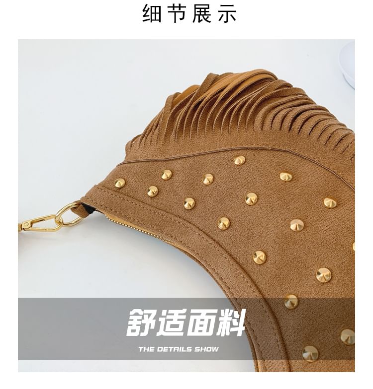 Tassel Bag Studded Crossbody