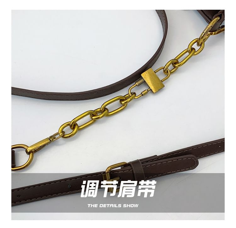 Strap Heart Crossbody Buckle Bag Chain
