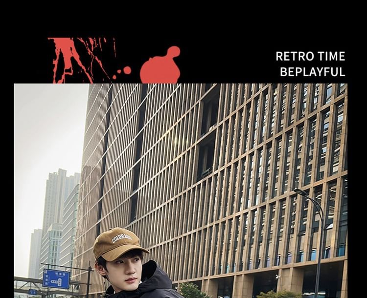 Multi-Pocket Applique Bag Duffel