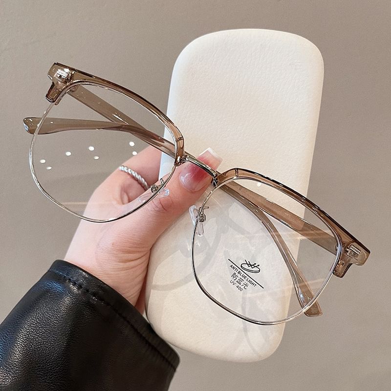 Square Frame Half Eyeglasses